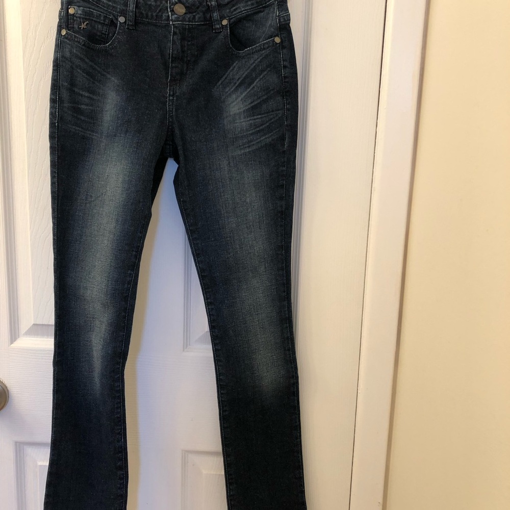 Kenneth Cole Women's Deep Indigo Skinny Jeans